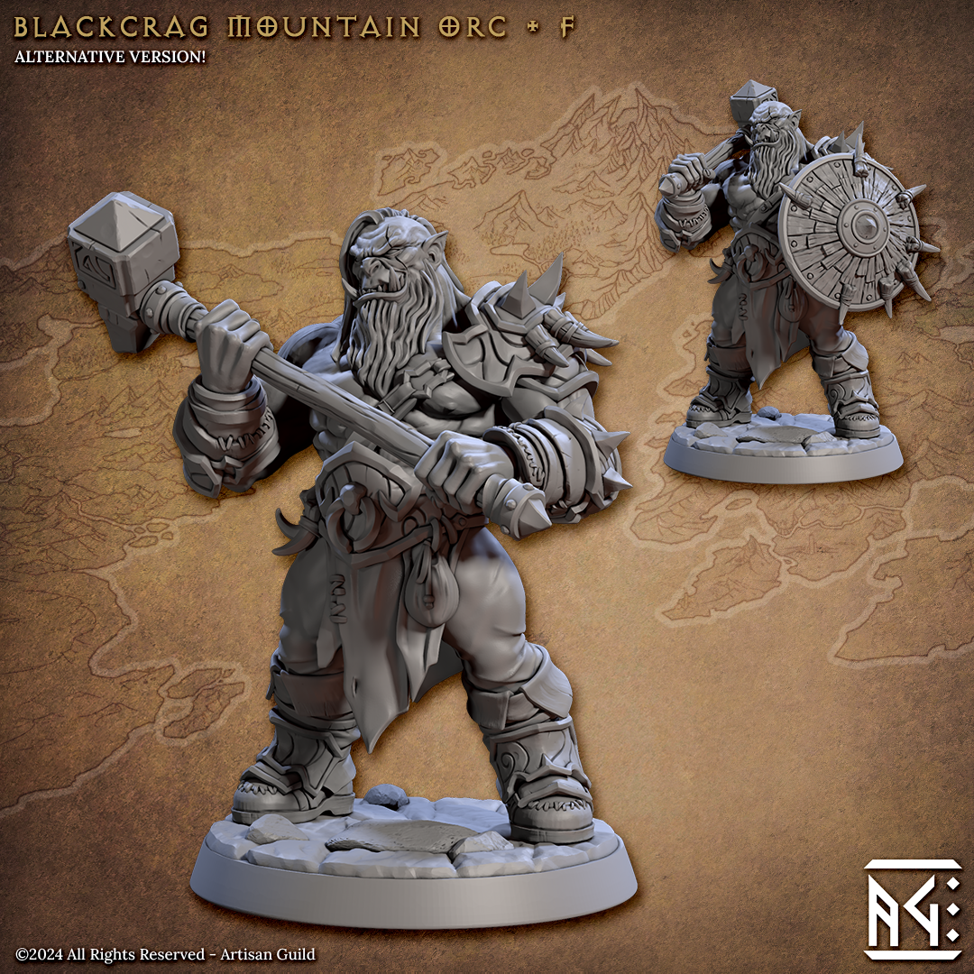 Blackcrag Mountain Orc - F (Blackcrag Orcs)